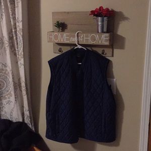 Banana Republic navy vest XXL with pockets